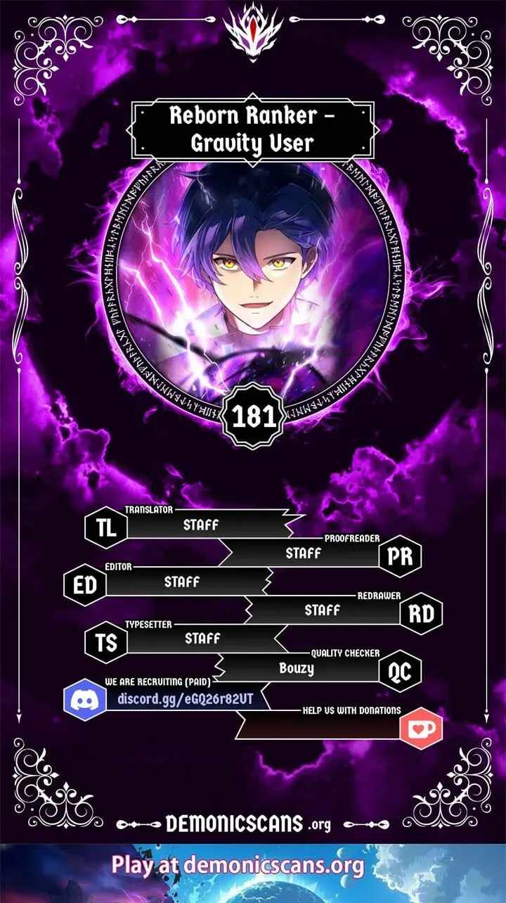 Reborn Ranker – Gravity User — Chapter 181 — page 1