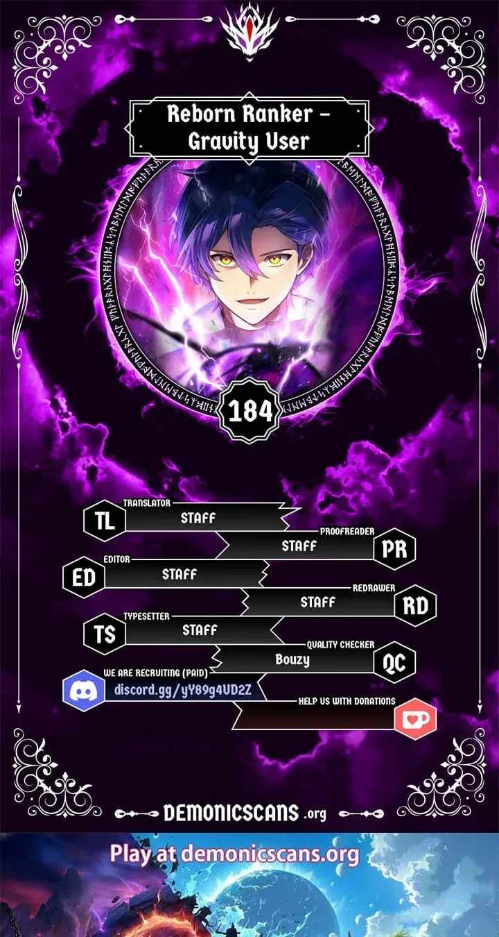 Reborn Ranker – Gravity User — Chapter 184 — page 1