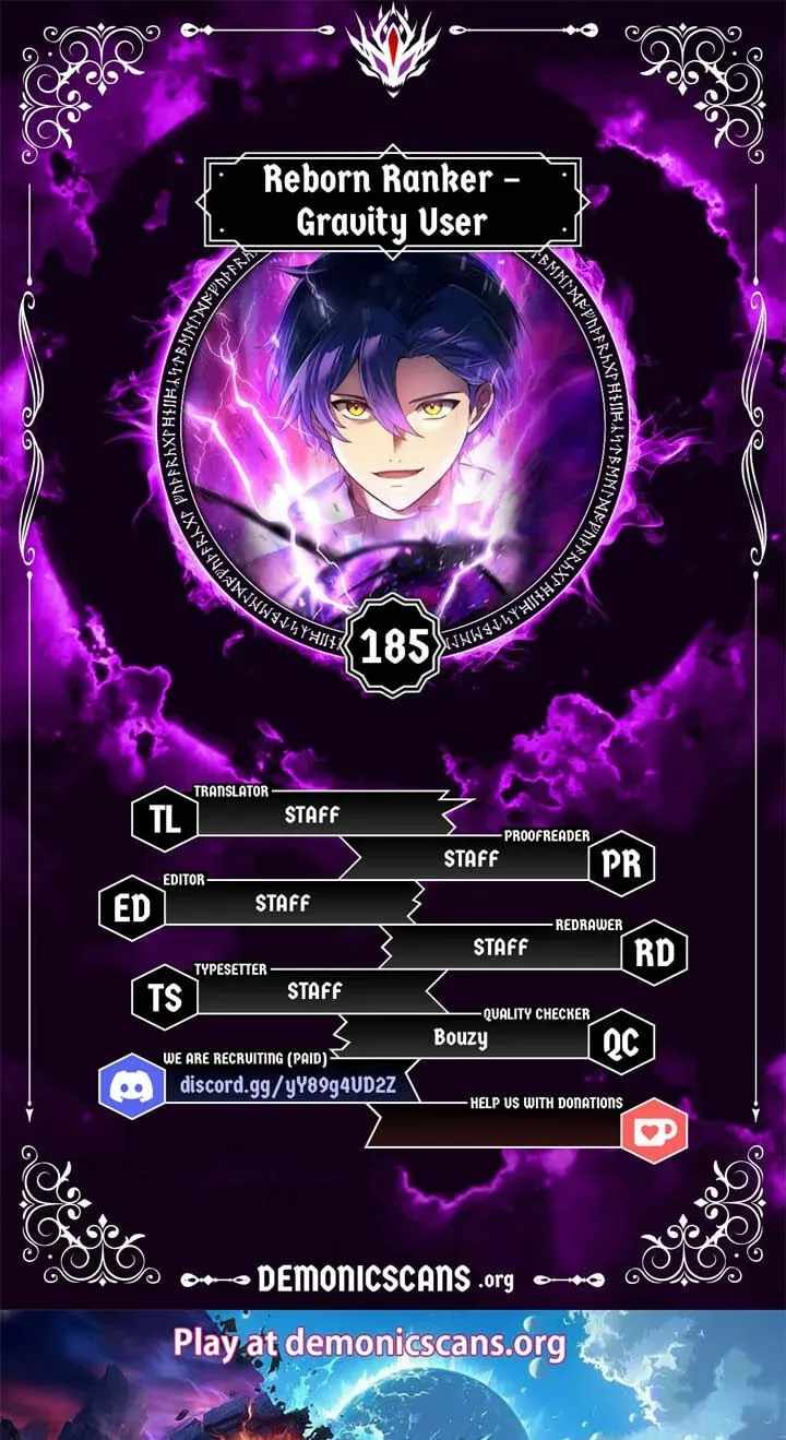 Reborn Ranker – Gravity User — Chapter 185 — page 1