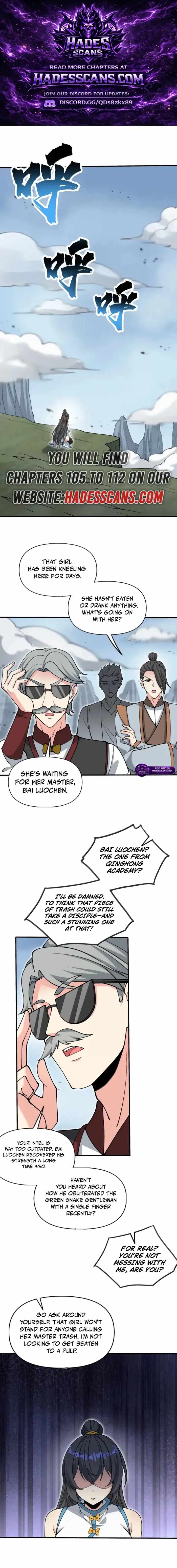 After Ten Years of Chopping Wood, Immortals Begged To Become My Disciples — Chapter 108 — page 1