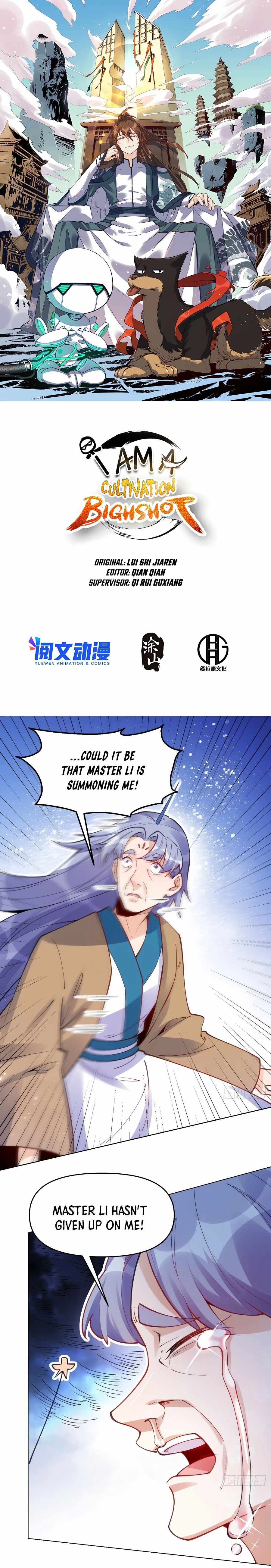 I’m Actually a Cultivation Bigshot — Chapter 110 — page 1