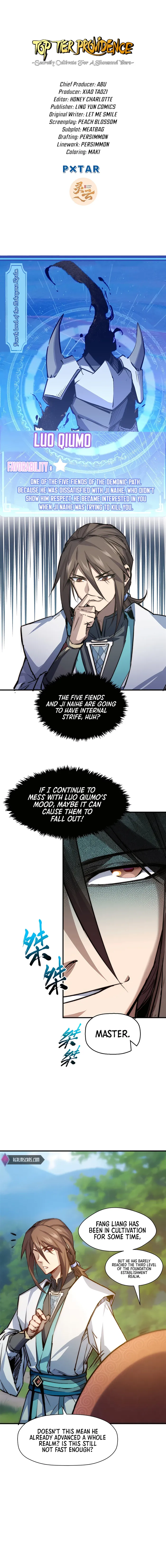 Top Tier Providence: Secretly Cultivate for a Thousand Years — Chapter 125 — page 1