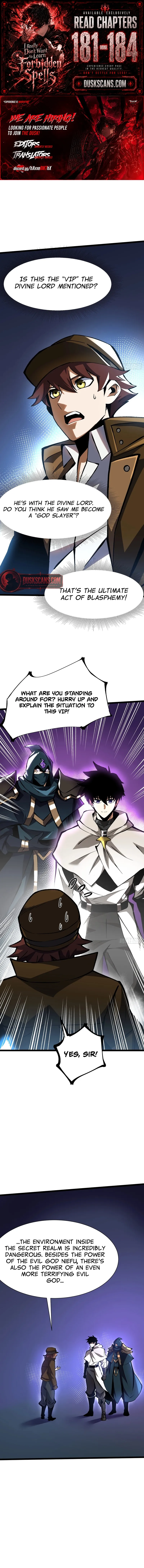 I Really Don’t Want to Learn Forbidden Spells — Chapter 182 — page 1