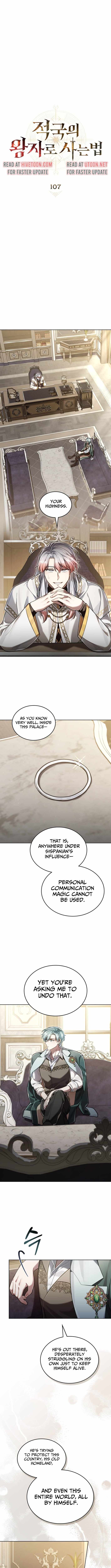 Reborn as the Enemy Prince — Chapter 107 — page 3