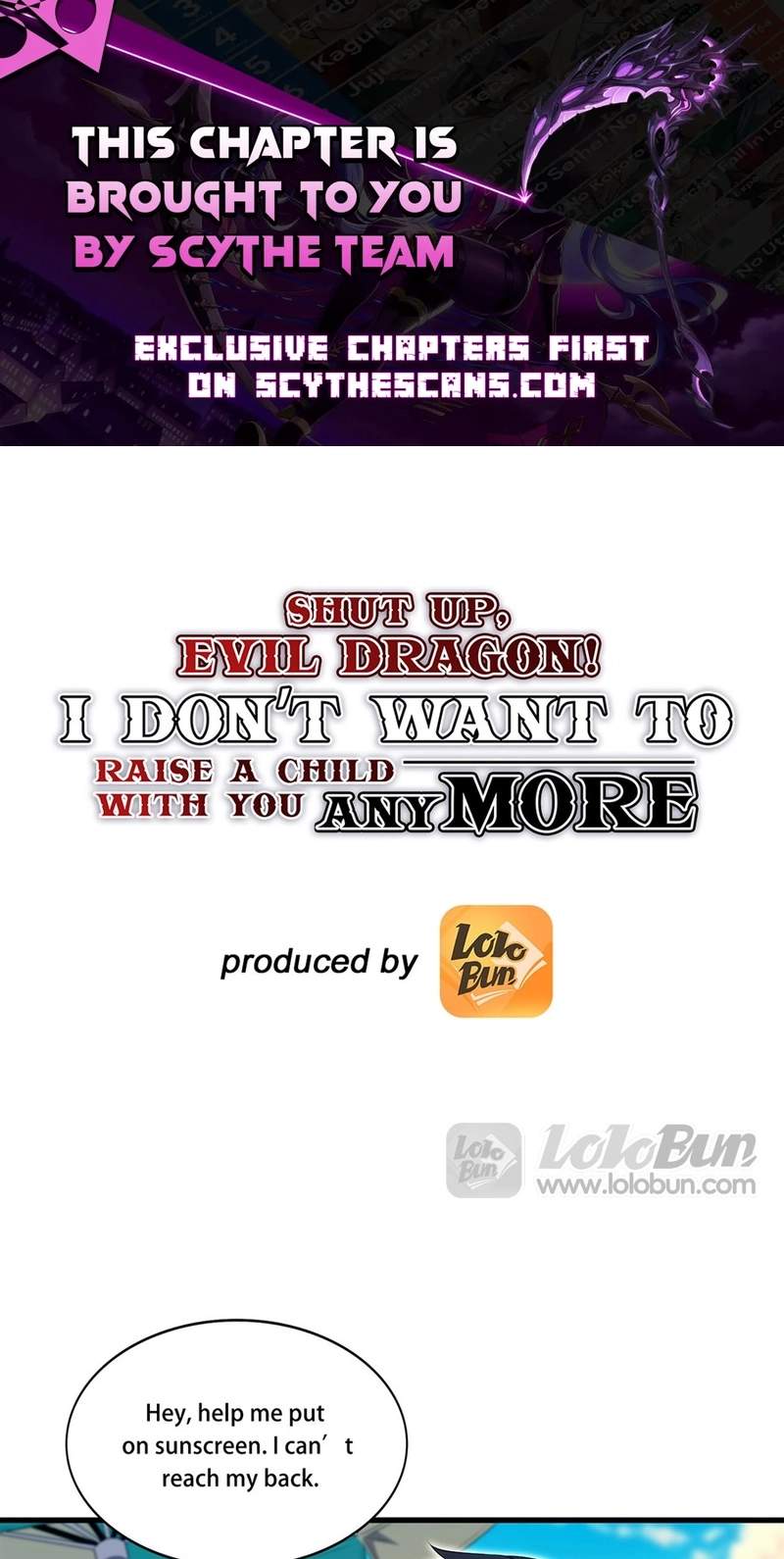 Shut up, Evil Dragon, I don’t want to raise a child with you anymore — Chapter 114 — page 1