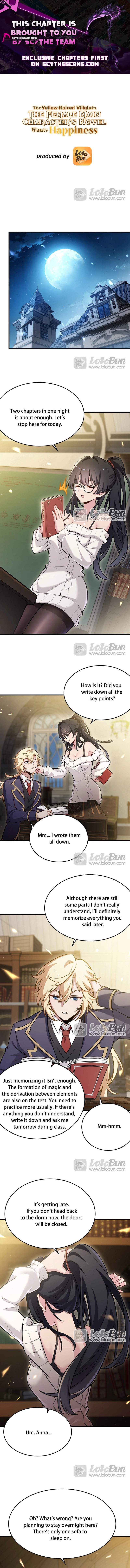 The Yellow-Haired Villain in Female Main Character’s Novel Wants Happiness — Chapter 81 — page 1
