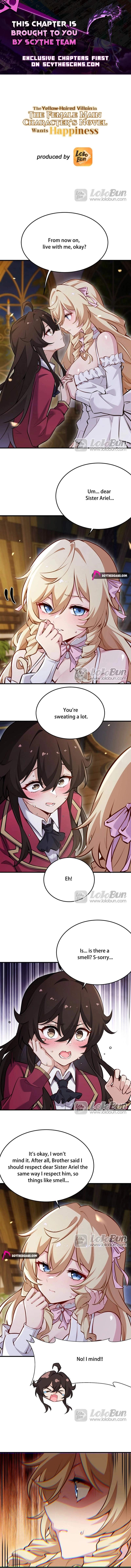 The Yellow-Haired Villain in Female Main Character’s Novel Wants Happiness — Chapter 83 — page 1