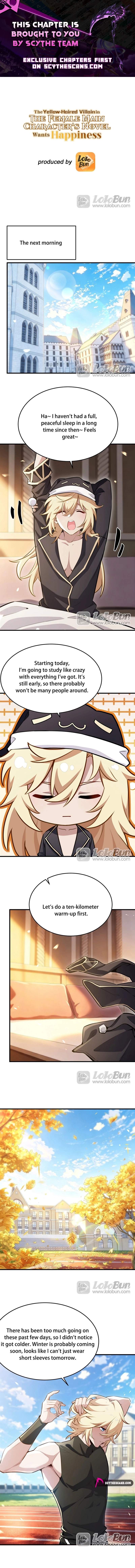 The Yellow-Haired Villain in Female Main Character’s Novel Wants Happiness — Chapter 84 — page 1
