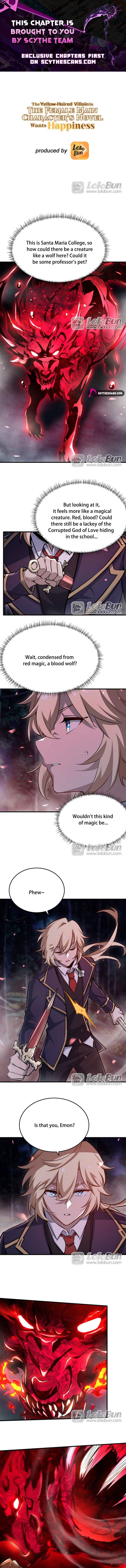 The Yellow-Haired Villain in Female Main Character’s Novel Wants Happiness — Chapter 86 — page 1
