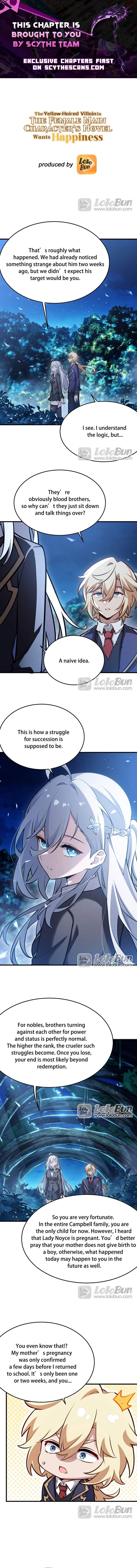 The Yellow-Haired Villain in Female Main Character’s Novel Wants Happiness — Chapter 88 — page 1
