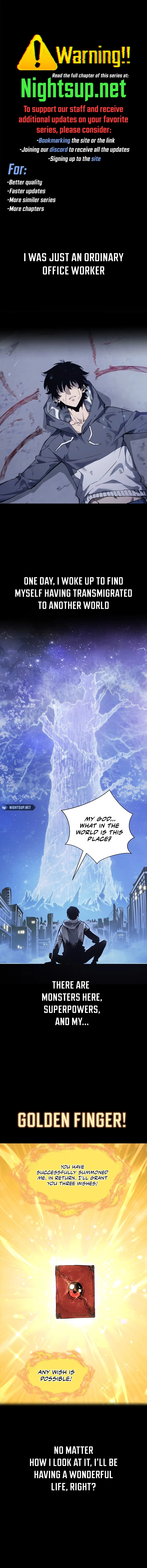 I Owe Billions in Debt, So I Was Forced to Work for an Evil God — Chapter 0 — page 1