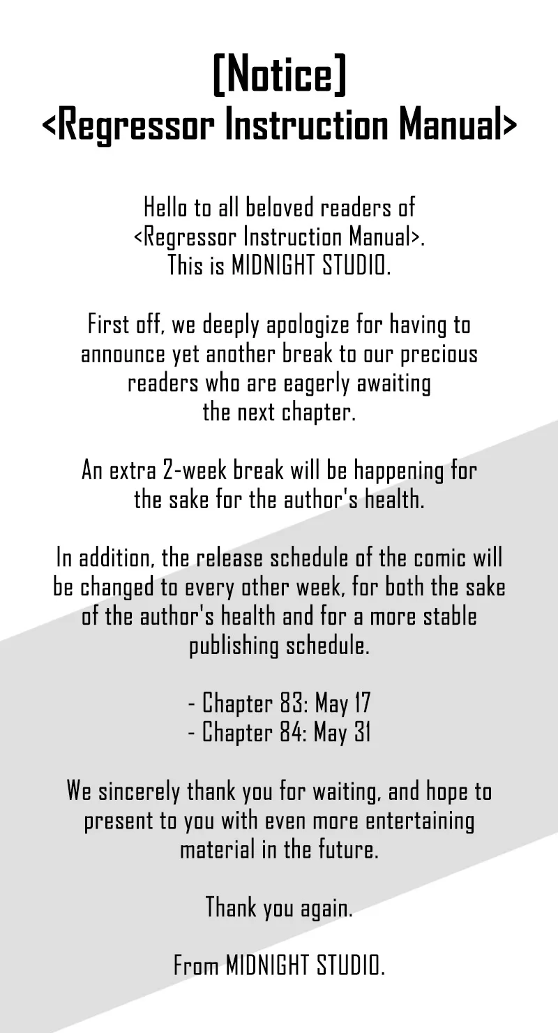 Regressor Instruction Manual — Chapter 82.5 — page 2