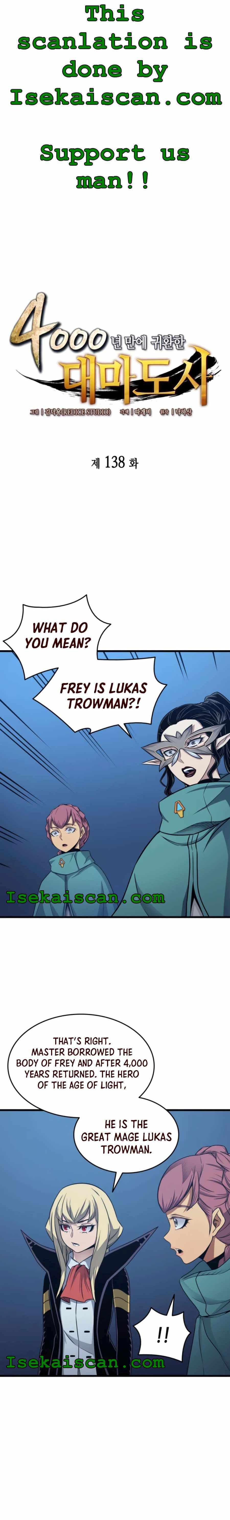 The Great Mage Returns After 4000 Years — Chapter 138 — page 1