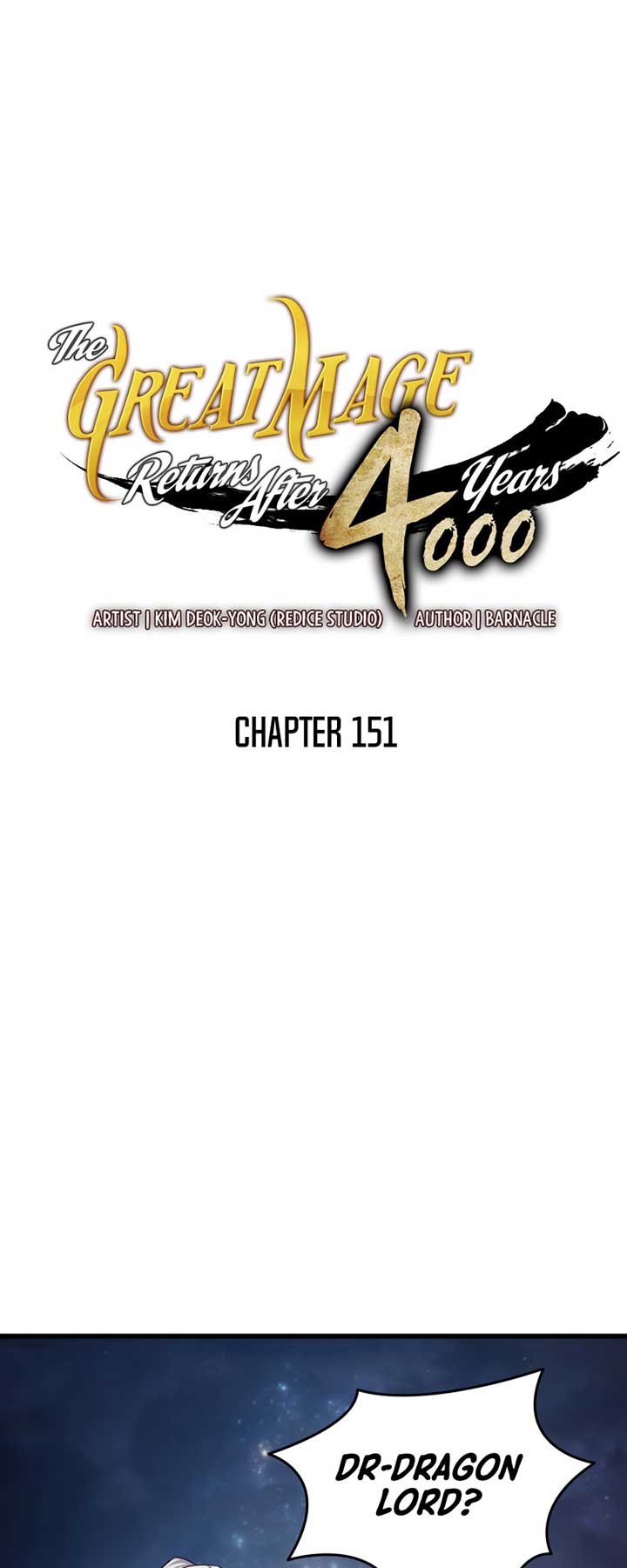 The Great Mage Returns After 4000 Years — Chapter 151 — page 1