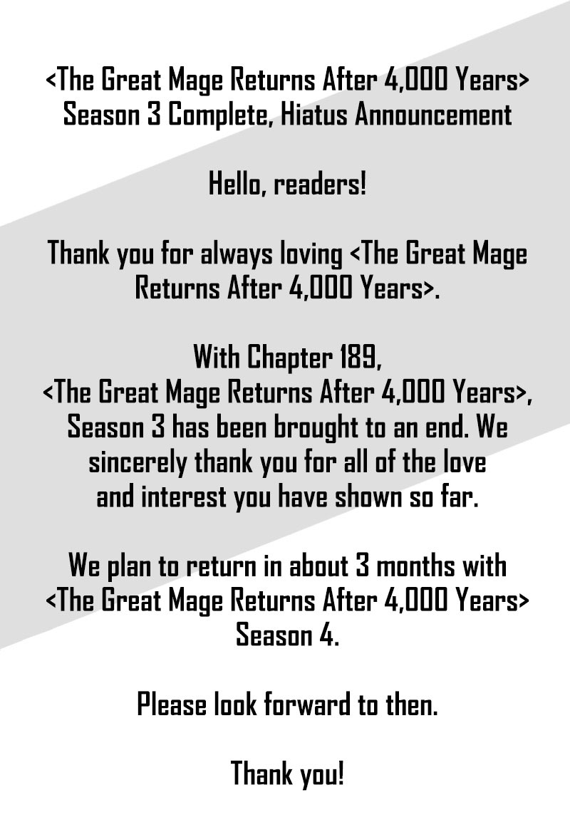 The Great Mage Returns After 4000 Years — Chapter 189.5 — page 1