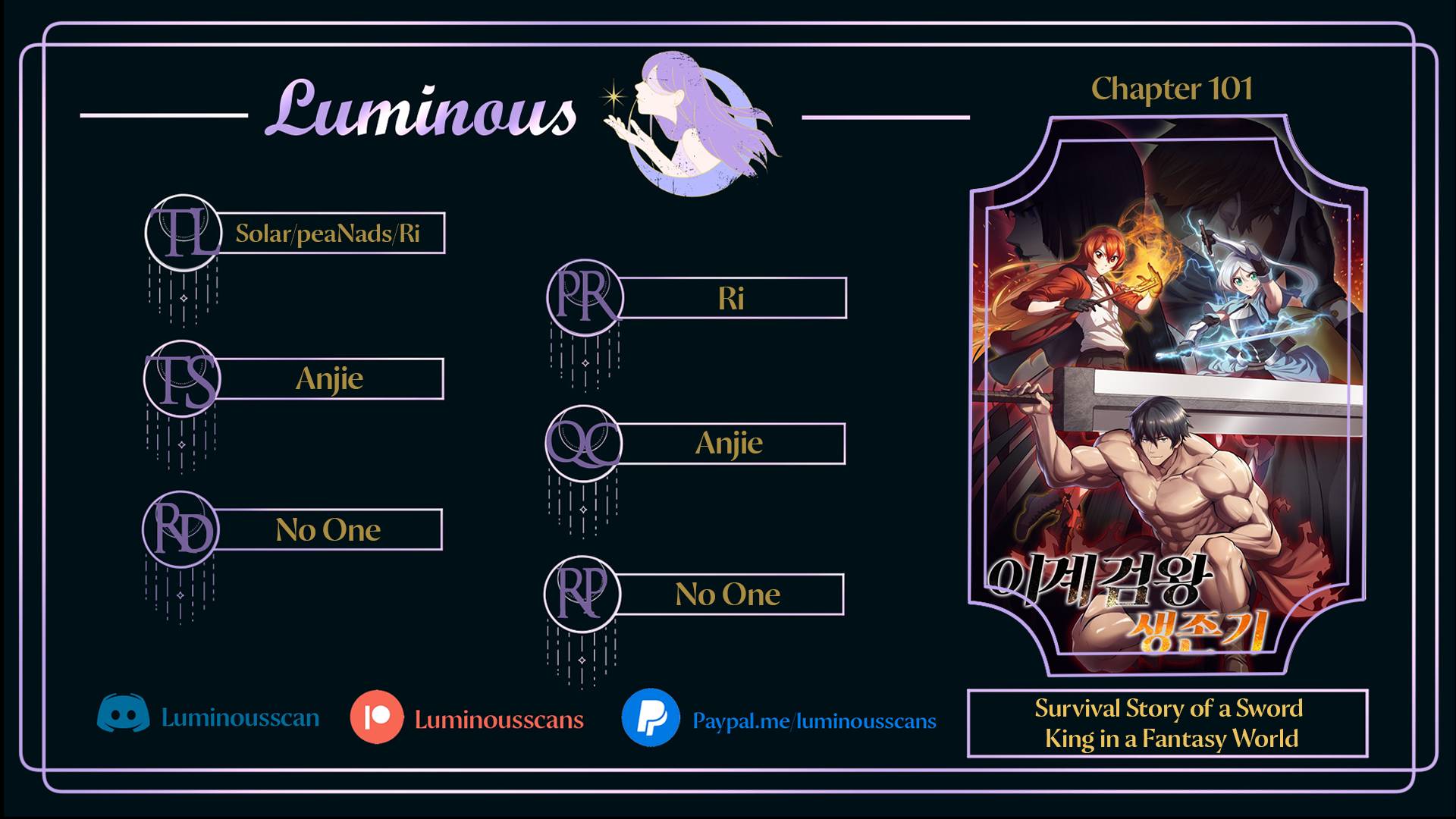 Survival Story of a Sword King in a Fantasy World — Chapter 101 — page 1