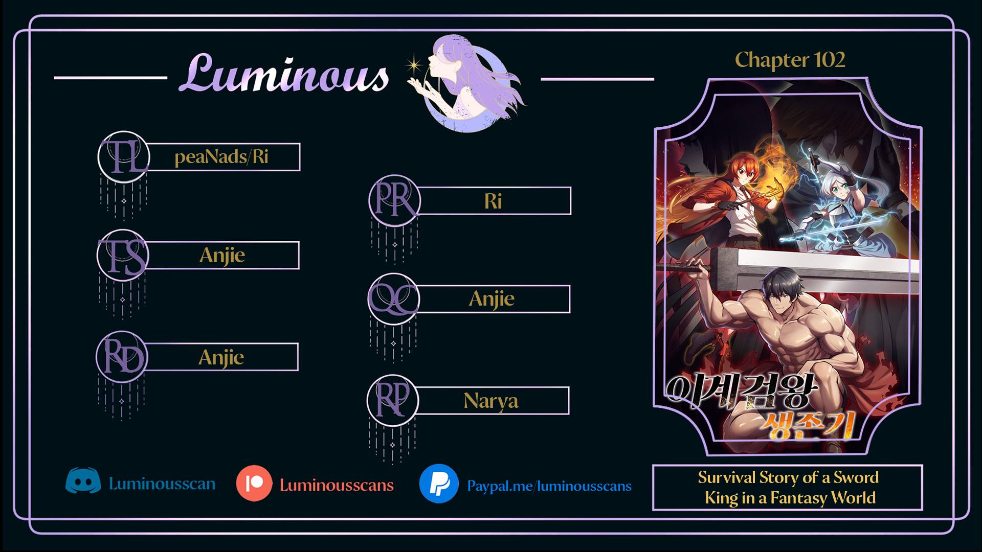 Survival Story of a Sword King in a Fantasy World — Chapter 102 — page 1