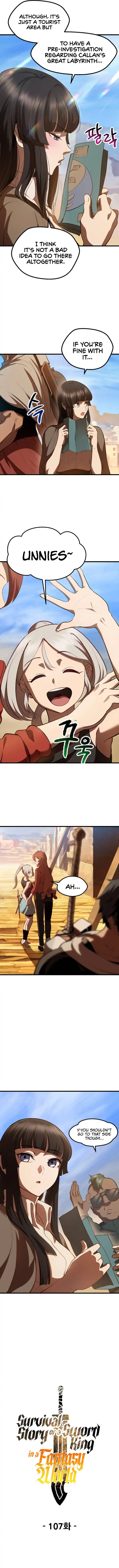 Survival Story of a Sword King in a Fantasy World — Chapter 107 — page 3