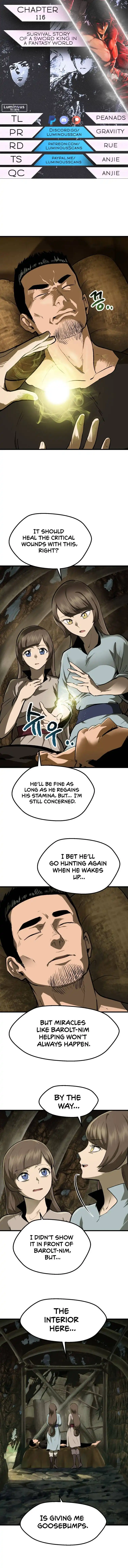 Survival Story of a Sword King in a Fantasy World — Chapter 116 — page 1