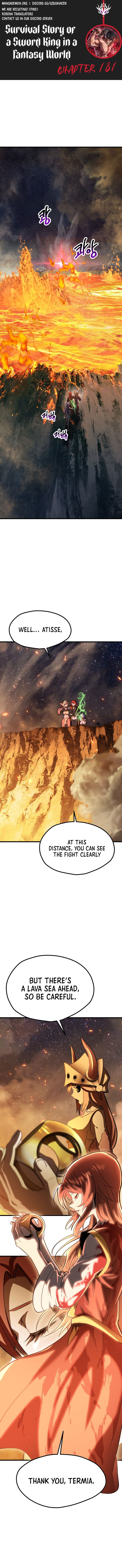 Survival Story of a Sword King in a Fantasy World — Chapter 181 — page 1