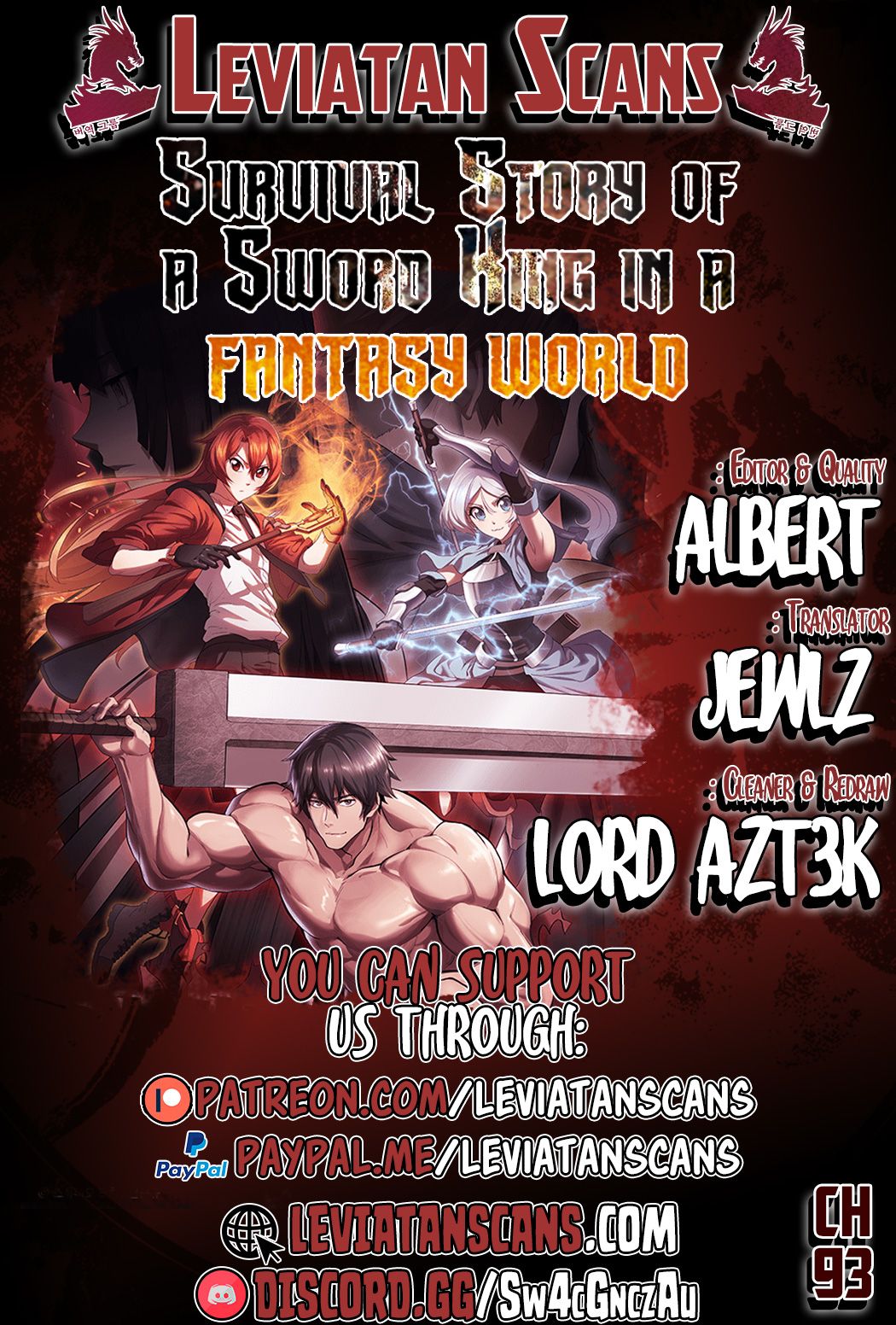 Survival Story of a Sword King in a Fantasy World — Chapter 93 — page 1