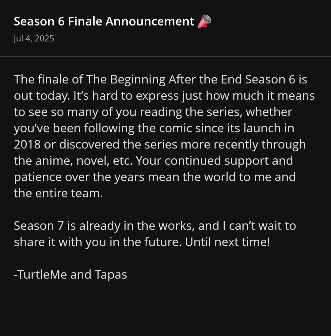 The Beginning After The End — Chapter 225.5 — page 1