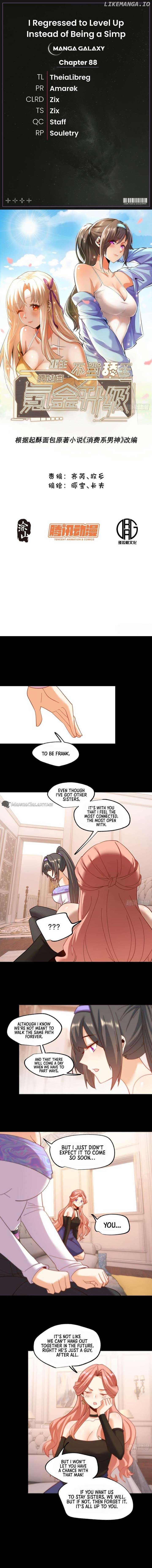 I Regressed to Level Up Instead of Being a Simp — Chapter 88 — page 1