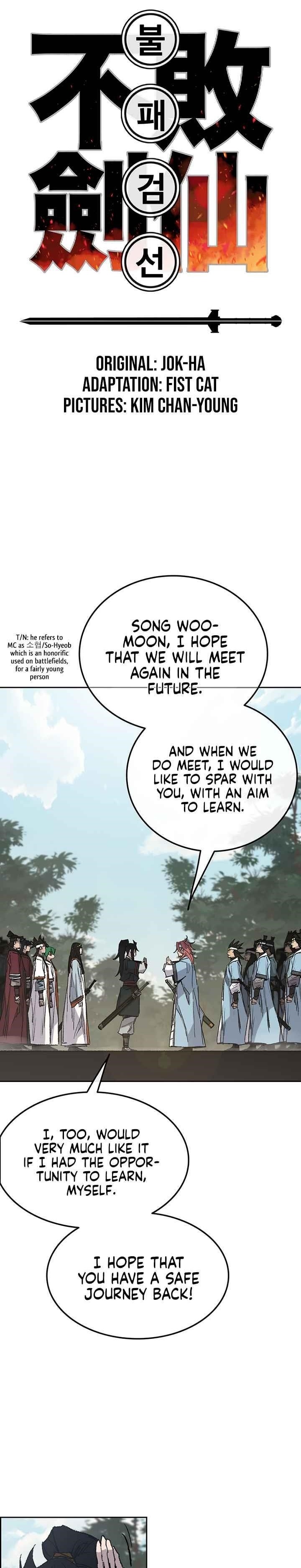 The Undefeatable Swordsman — Chapter 72 — page 1