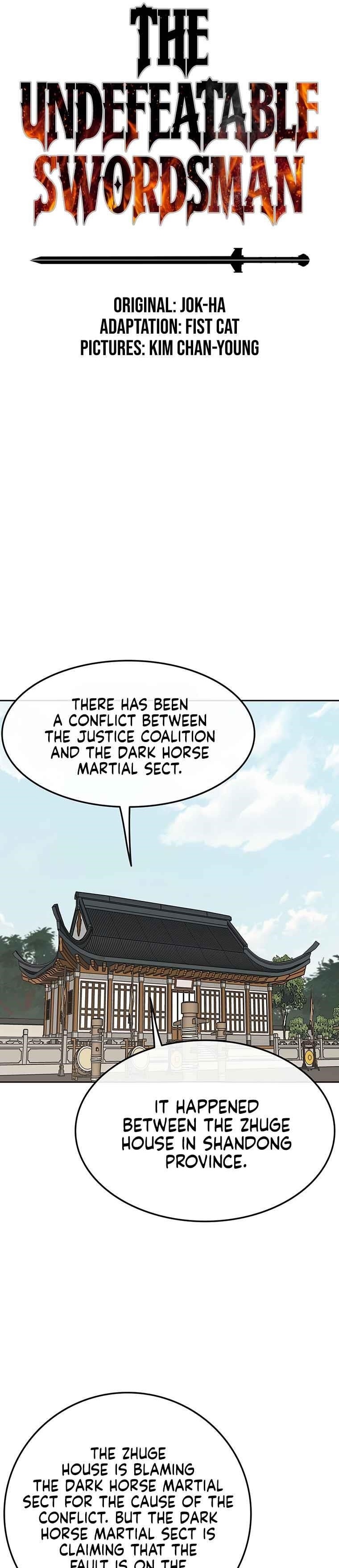 The Undefeatable Swordsman — Chapter 85 — page 1