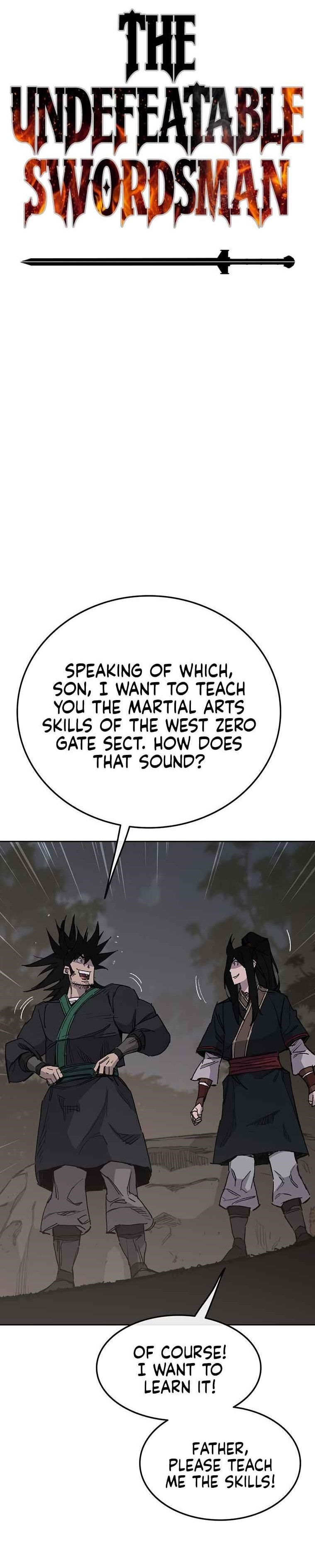 The Undefeatable Swordsman — Chapter 86 — page 1