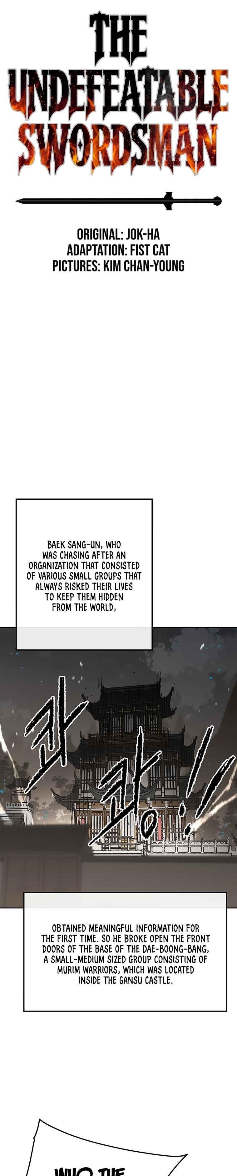The Undefeatable Swordsman — Chapter 90 — page 1