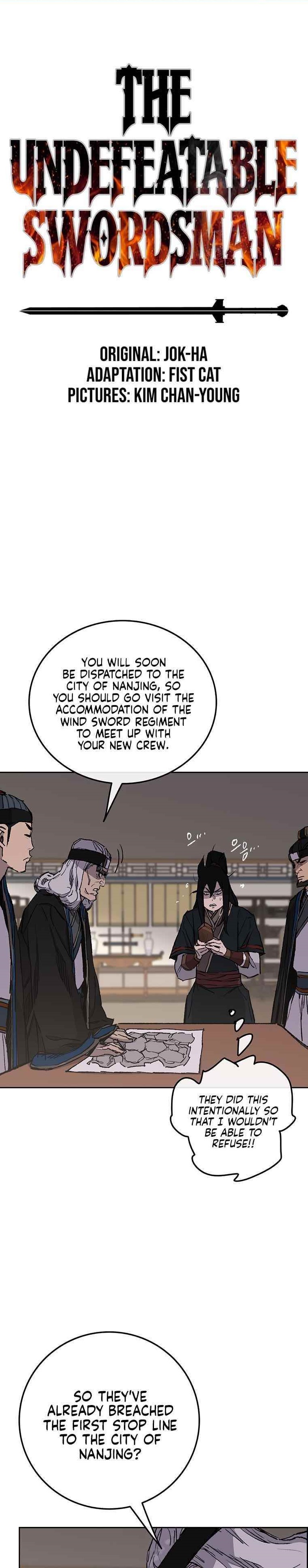 The Undefeatable Swordsman — Chapter 98 — page 1