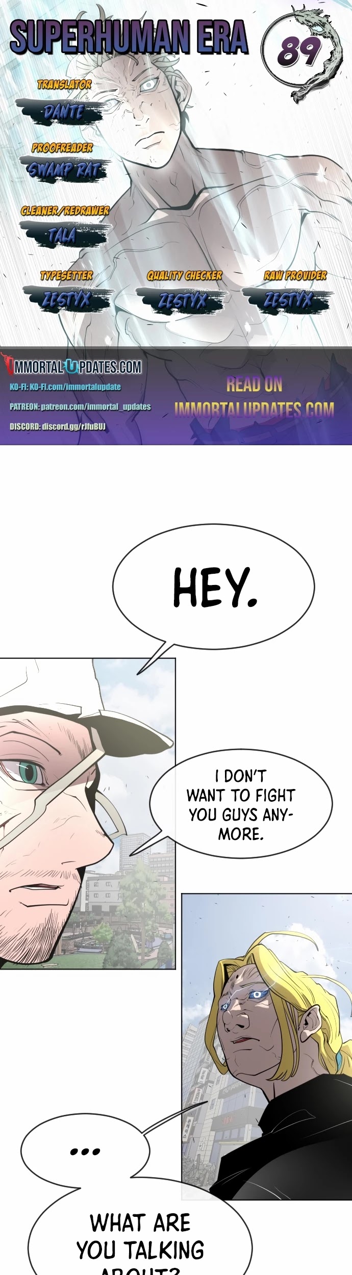 Superhuman Era — Chapter 89 — page 1