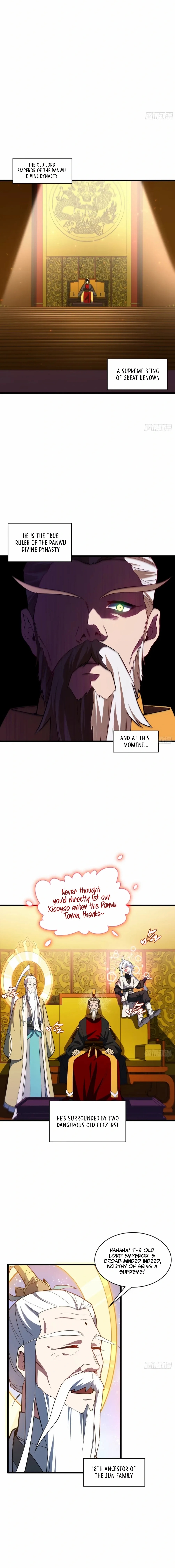 Start by signing in and obtaining the Ancient Divine Body — Chapter 105 — page 1