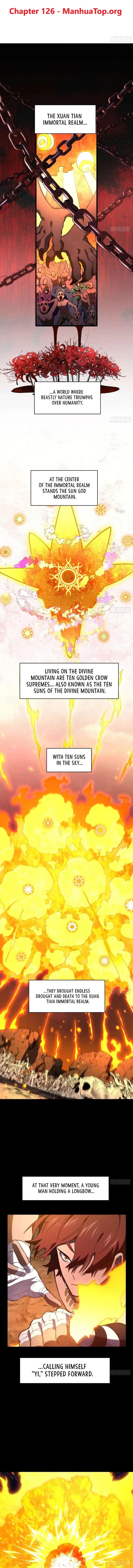 Start by signing in and obtaining the Ancient Divine Body — Chapter 126 — page 1