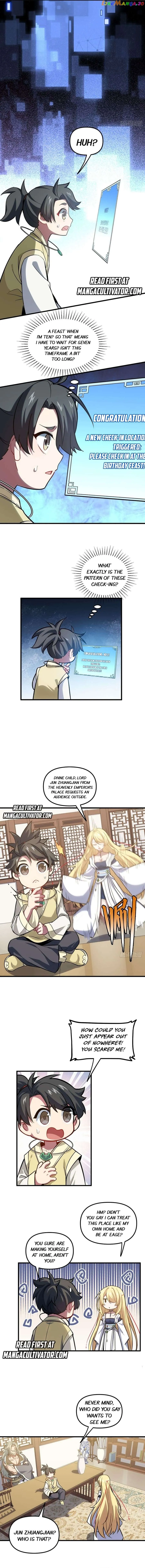Start by signing in and obtaining the Ancient Divine Body — Chapter 6 — page 6