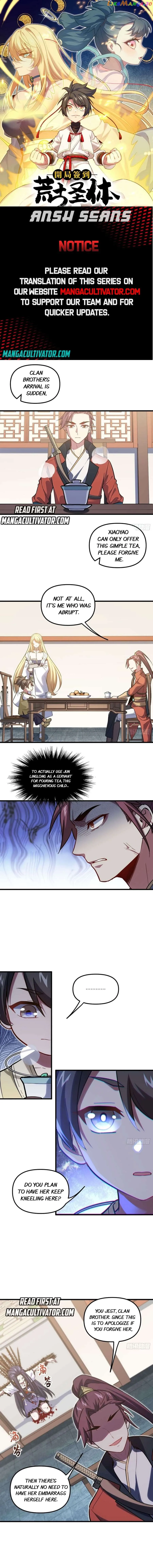 Start by signing in and obtaining the Ancient Divine Body — Chapter 7 — page 1