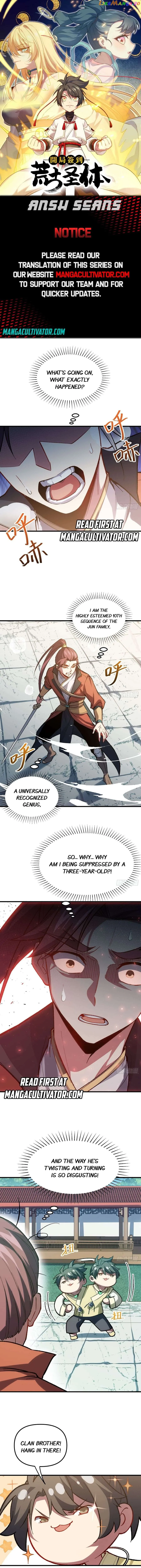 Start by signing in and obtaining the Ancient Divine Body — Chapter 8 — page 1