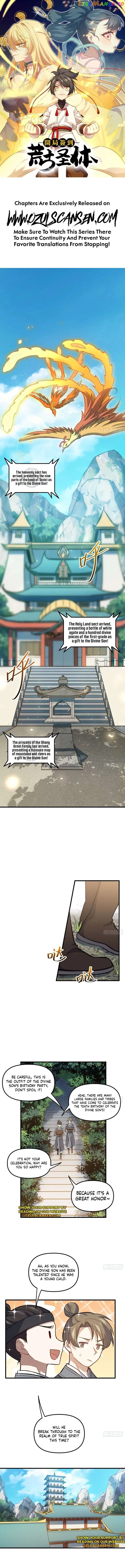 Start by signing in and obtaining the Ancient Divine Body — Chapter 9 — page 2