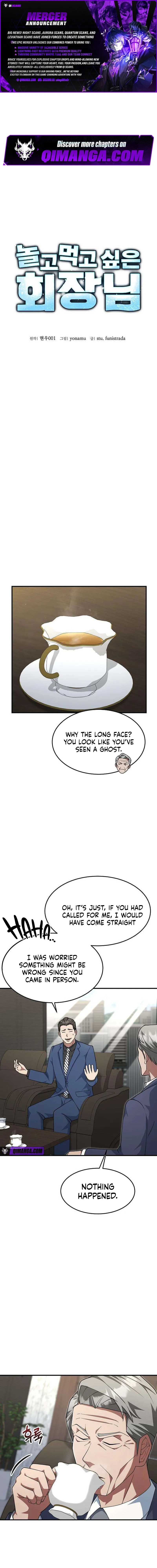 The Chairman Who Just Wants to Slack Off — Chapter 33 — page 1