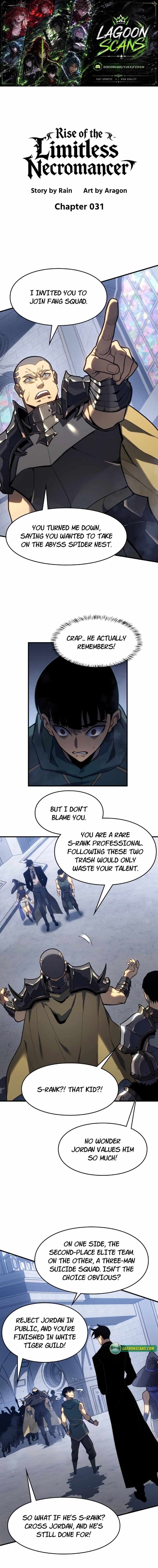 Rise of the Limitless Necromancer — Chapter 31 — page 1
