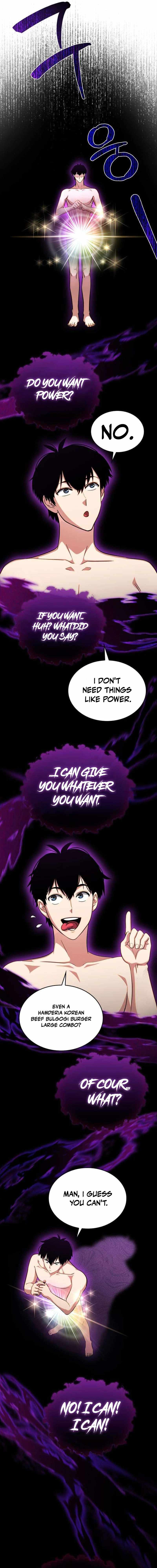 Since he is a corrupt immune system, he starts with a disastrous magic sword — Chapter 4 — page 4