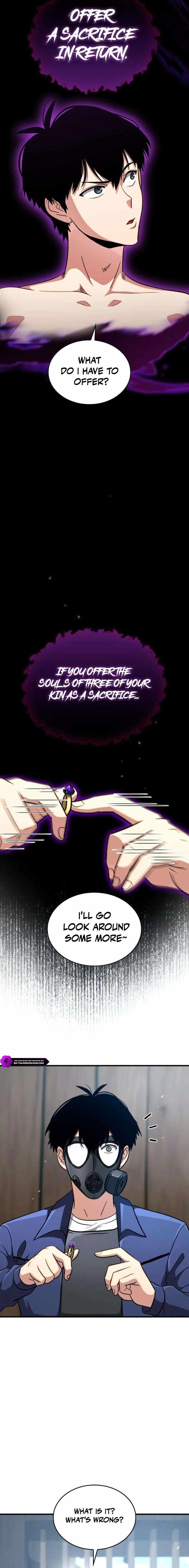 Since he is a corrupt immune system, he starts with a disastrous magic sword — Chapter 4 — page 5