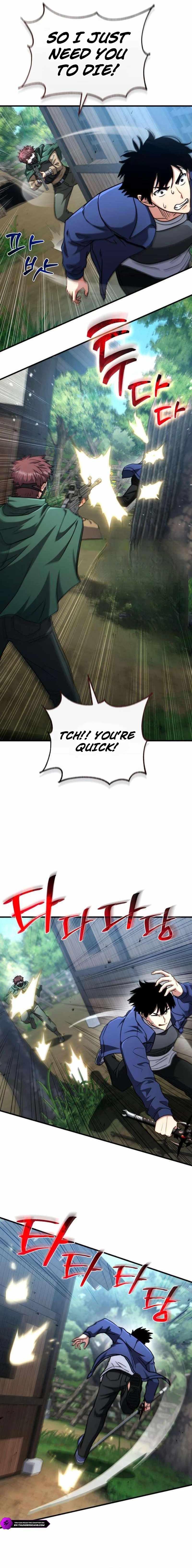 Since he is a corrupt immune system, he starts with a disastrous magic sword — Chapter 4 — page 11