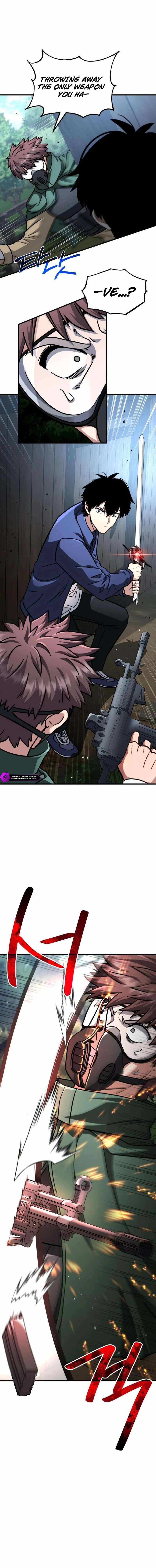 Since he is a corrupt immune system, he starts with a disastrous magic sword — Chapter 4 — page 13