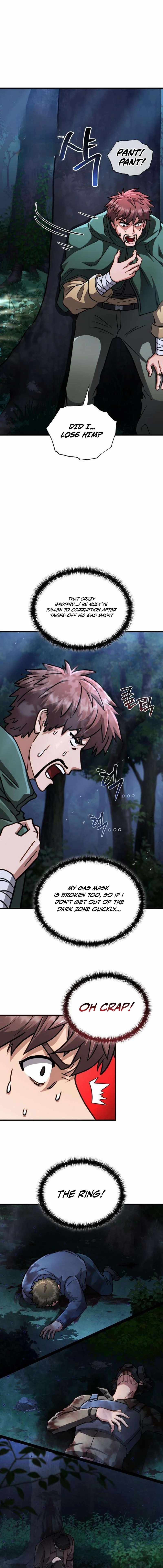 Since he is a corrupt immune system, he starts with a disastrous magic sword — Chapter 4 — page 17