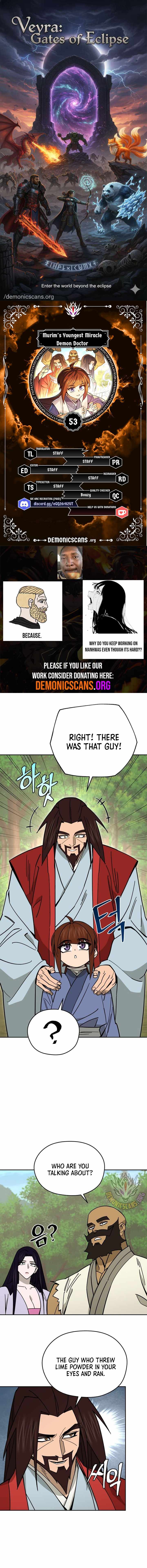 Murim’s Youngest Miracle Demon Doctor — Chapter 53 — page 1