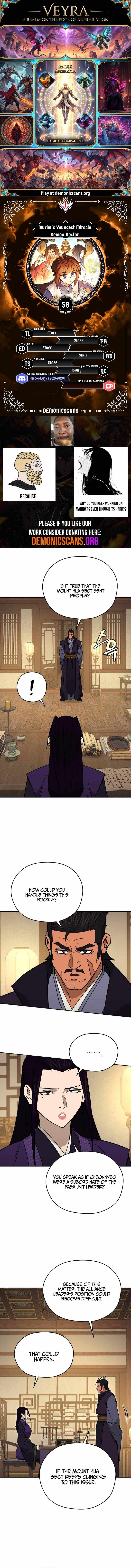 Murim’s Youngest Miracle Demon Doctor — Chapter 58 — page 1