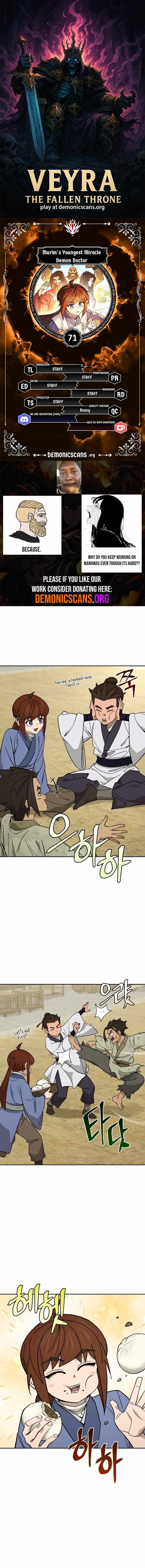 Murim’s Youngest Miracle Demon Doctor — Chapter 71 — page 1