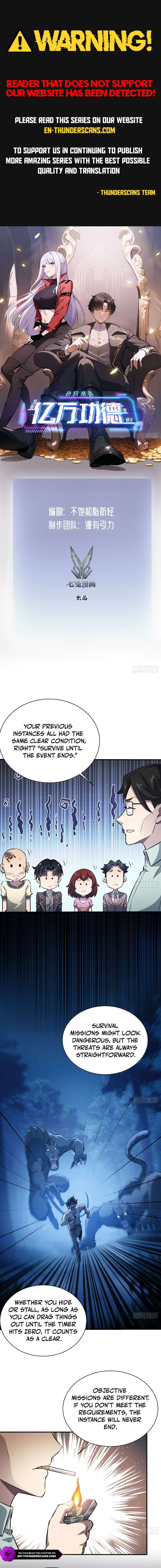 Weird Game: I Rely On Billions Of Merit Points To Clear Game — Chapter 44 — page 1